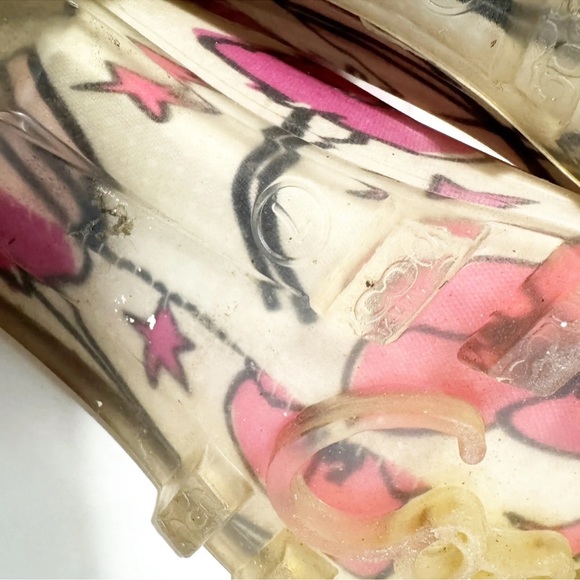 Coach Poppy Rainboots Multi-color Pink Floral Pattern Womens Size 7 - Picture 6 of 7